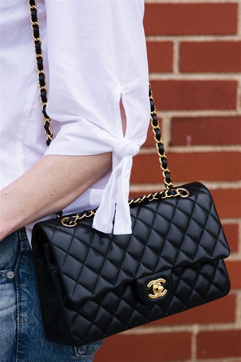 chanel classic medium gold hardware|chanel flap style code.